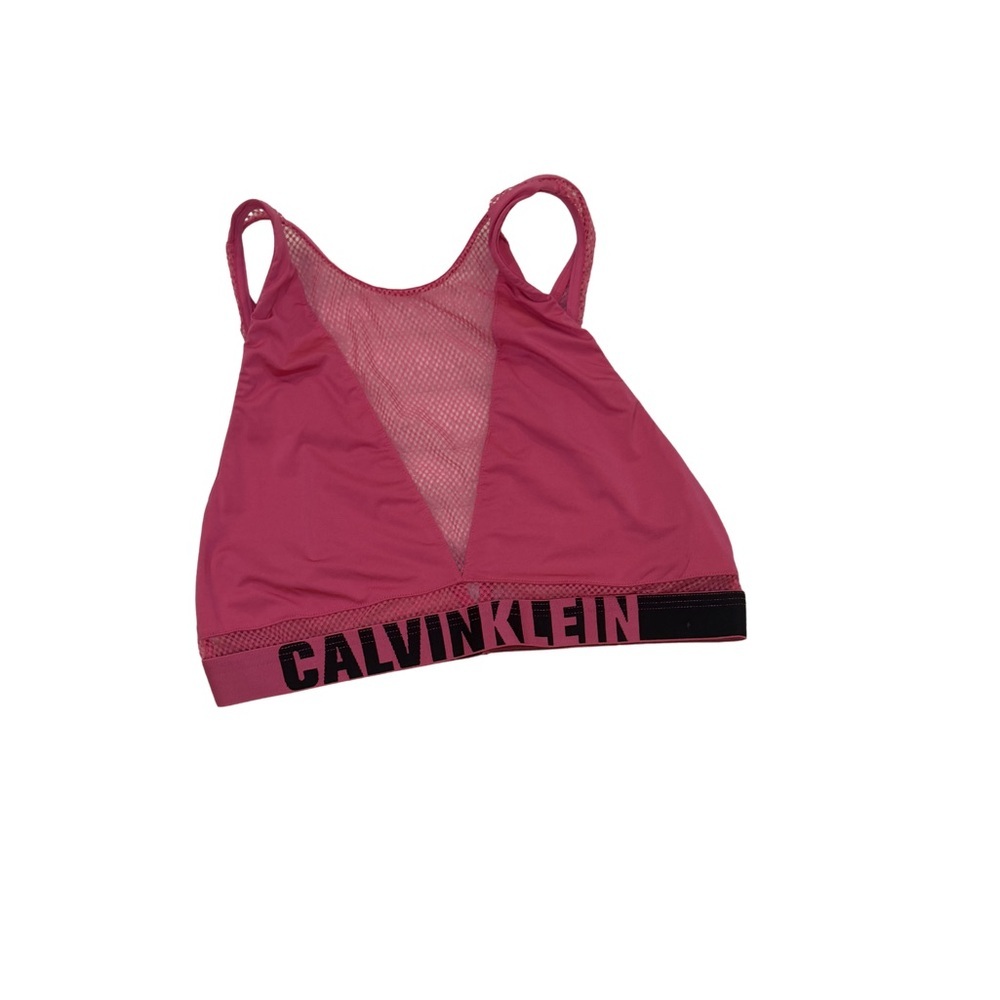 Calvin Klein Vibrant Pink Mesh Bralette